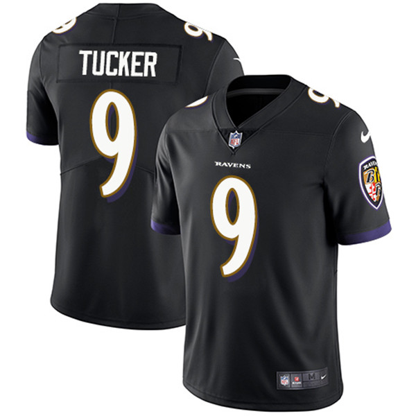 Youth Black Baltimore Ravens #9 Justin Tucker Vapor Untouchable Limited Stitched Jersey